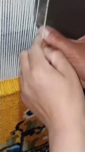 the process of weaving a cloth using simple weaves#shorts #trending #youtubeshorts #viral