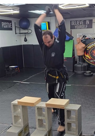 Karate Hand Board Breaking Challenge