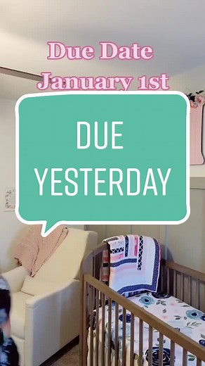 Baby Girl is all snuggled in there! #40weekspregnant #40weeks #late #pregnancy #pregnancytiktok #pregnancylife
