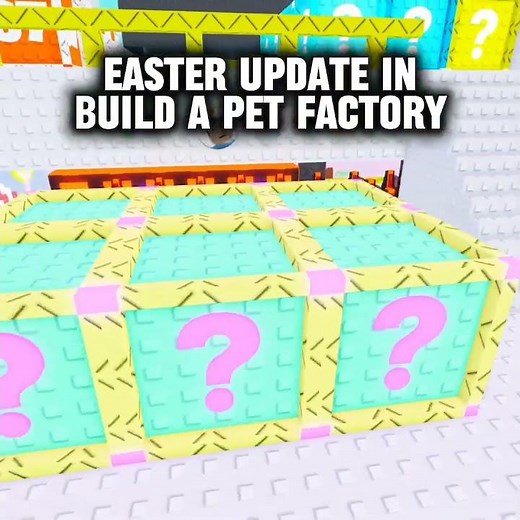 EASTER UPDATE IN BUILD A PET FACTORY‼️*NEW CODE*🔥