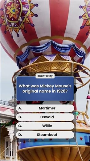 Disney Legend: The First Mouse #disney #brainteaser #quiz