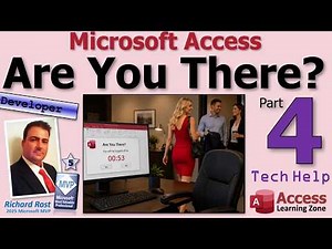 Are You There? Automatically Log Users Out After Inactivity in Microsoft Access, Part 4