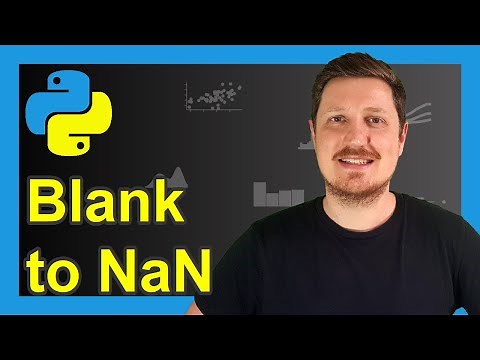 Replace Blank Values by NaN in pandas DataFrame in Python (Example) | Empty Cell | replace Function