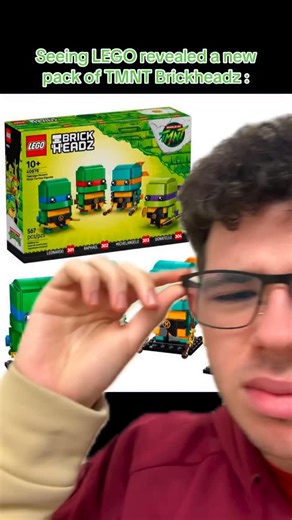 Solo_Productions_ on Instagram: "Ngl tho, them all being different shades is kinda heat 👀 #lego #legobrickheadz #legotiktok #legocollector #tmnt"