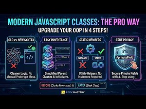 ES6+ Classes Explained | OOP Patterns & Private Fields | Web Devs