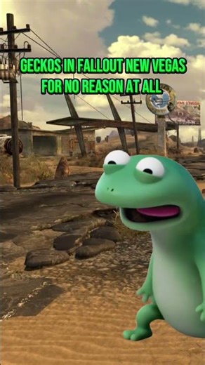 The realest gecko lore in Fallout New Vegas #falloutnewvegas #fallout #memes