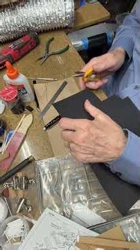 Detailed Black Model Build Process #crafting #tutorial #diy