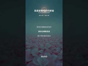 Rosy趙露思 - Black Veil Bride『我是披著暗紗的新娘，今夜無人陷入情網，請保持距離 我將會傷害某人 愛上某人。』『動態歌詞MV』