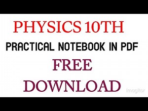 Download PHYSICS CLASS 10TH PRACTICAL NOTES FOR PBA IN PDF || Practical based assessment NotesPhy10