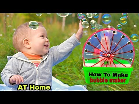 How To Make Bubble Maker || At Home Bubble Making Machine build