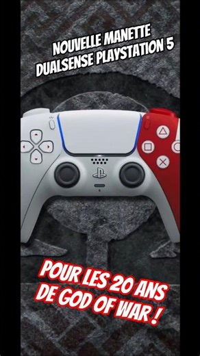 Nouvelle manette collector Dualsense PS5 - 20 ans de God of War