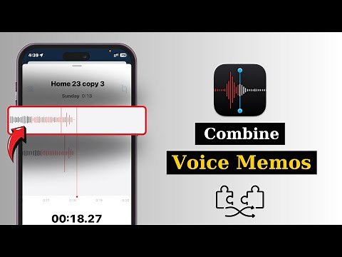 How To Combine Voice Memos on iPhone Or iPad | Merge Voice Memos On iOS 18