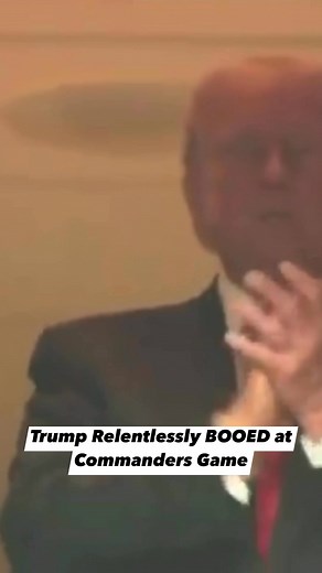 Trump was booed from all angles at tonight’s Lions v Commanders Game 😬 | Mercado Media