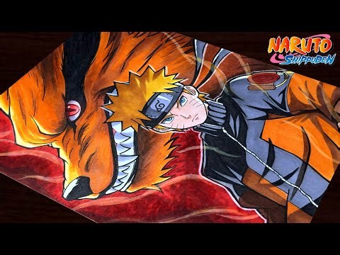 HOW TO Draw"Naruto with Kurama"step by step (Tutorial) for beginners||Naruto-Shippuden