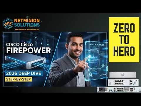 2026 Cisco Firepower Deep Dive: Step-by-Step Setup for Beginners (Architecture & Packet Flow)