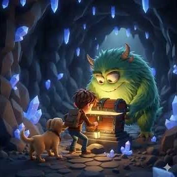 Lost Treasure Cave 🪙 | 3D Cartoon Adventure with Boy & Dog