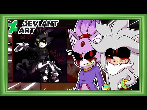 Silver.EXE & Blaze.EXE Visit Deviant Art - BOW DOWN TO US!