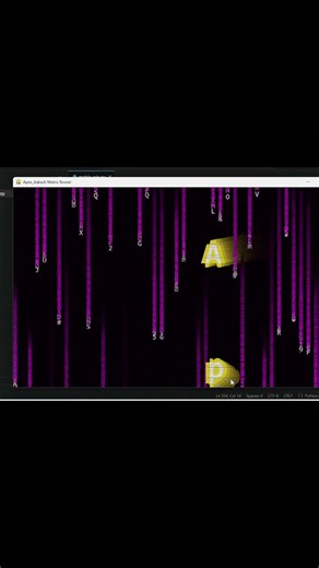 I recreated the Matrix using Python 🤯 #shorts