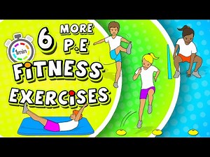 🏃🏼‍♂️6 MORE P.E Fitness Circuit activities | Grades K-8 🏃🏼‍♂️