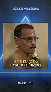 O mistério do homem elétrico​ Este homem é capaz de resistir a fortes descargas elétricas! ⚡ Como é possível que seu corpo conduza energia e consiga fazer um aparelho funcionar? 🤯🔌​ ​ Não perca as descobertas incríveis da segunda temporada de #InacreditávelComDanAykroyd, parte da programação especial do #MêsDeMistérios no History Channel​ ​ SÁBADO, 08 DE MARÇO, ÀS 21:20​ ​ #HistoryChannel #DanAykroyd #História | HISTORY