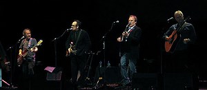 Christopher Guest, Michael McKean & Harry Shearer (& Elvis Costello) were Unwigged & Unplugged @ Beacon Theater