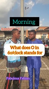 what does the o Stands for in 6 o'clock #riddles #brainteaser #learning | Fabulous Fabian