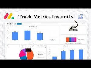 How to build a KPI dashboard in monday.com (Performance Tracker)