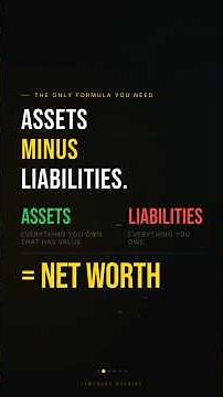 What Net Worth Actually Means — And How to Track It (Most People Never Do This) #networth #money