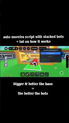 auto moreira method script 100% free no key • follow steps after script showcase to use