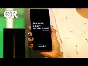 Unboxing del Samsung Galaxy Note20 Ultra