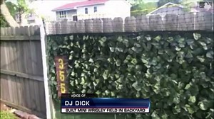 Fan builds mini Wrigley Field