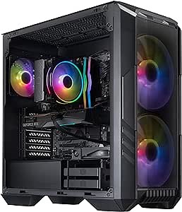 Cooler Master HAF 5 Pro High Performance Gaming PC - Intel i7 12700F - NVIDIA GeForce RTX 4060 Ti - 16GB DDR4 3200MHz - 1TB M.2 NVMe SSD – WiFi - Windows 11 - Desktop Computer