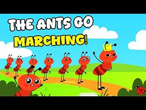 The Ants Go Marching | Counting 1 to 10 | Nursery Rhymes & Kids Songs