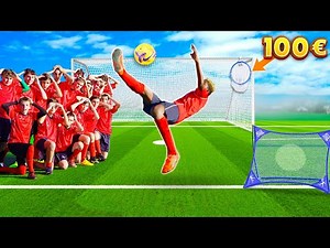 100€ al TIRO più PRECISO di una SCUOLA CALCIO! Footwork italia