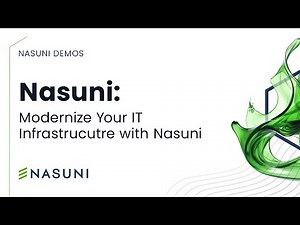 Demo: Modernize Your IT Infrastructure with Nasuni