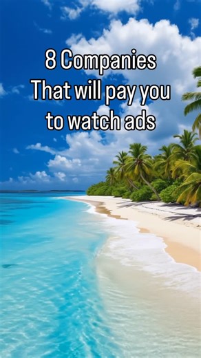 JM on Instagram: "8 Companies That Will PAY You to Watch Ads 👀💸 Yes… you can literally earn money by letting short videos play while you relax, cook, or wind down at night. Here’s the list: 1️⃣ Swagbucks – Earn points for watching ads, redeem for cash or gift cards. 2️⃣ InboxDollars – Pays cash for watching sponsored videos. 3️⃣ MyPoints – Watch ads → earn points → cash out. 4️⃣ Rewarded Play – Watch ads, try apps, and get paid. 5️⃣ ySense – Watch ad clips and take surveys for extra income. 6️