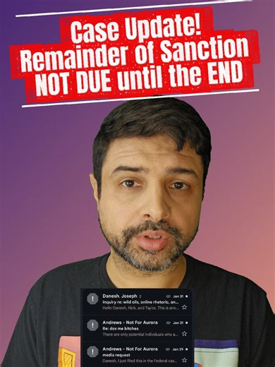 Case Update: Sanctions and Trial Schedule