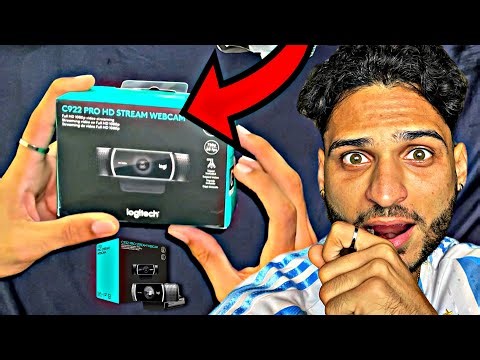 UNBOXING LOGICTECH C922 PRO HD STREAM WEBCAM Para HACER Tus STREAMS CALIDAD PRECIO
