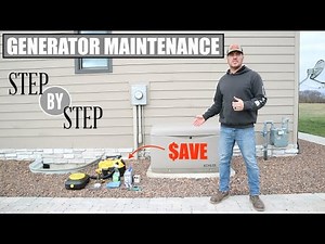 SAVE MONEY!... GENERATOR MAINTENANCE....STEP by STEP! DIY
