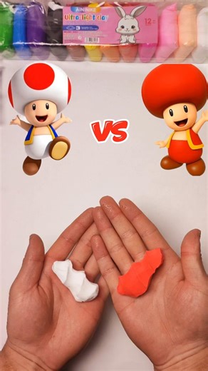 Color Mixing | Super Mario Guess the result #trending #mario #clay #supermariobros #nintendo #fyp