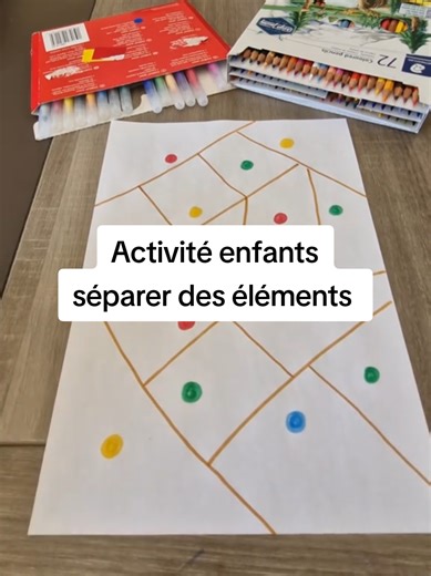 Une activité simple et prête en 2 minutes pour occuper ton enfant ? c'est celle ci ! à la main ou avec la règle pour les plus grands #activityforkids #maternelle #apprendreensamusant #activiteenfant