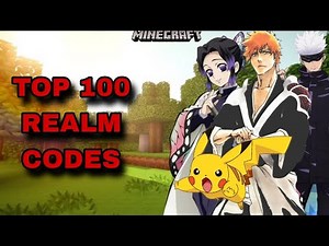 *NEW* TOP 100 BEST REALM CODES FOR MINECRAFT BEDROCK EDITION!