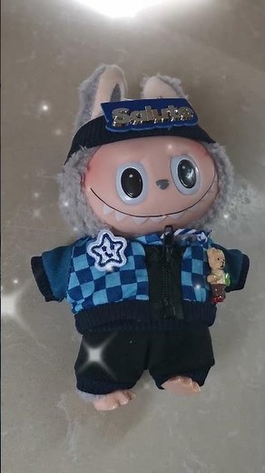 Cool Street Style! Dress Up My Labubu Doll in a New Outfit 💙 #labubu