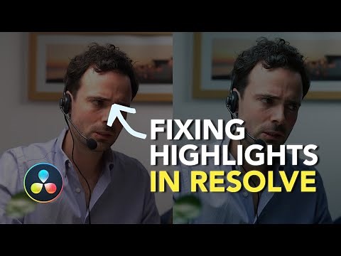 Fixing Over-Exposed Highlights in Resolve