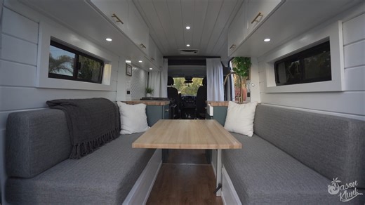 Self-Built Camper Van Has an Ultra Compact Interior With a Surprisingly Efficient Design
