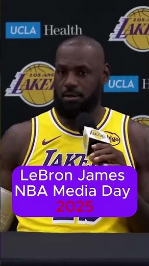 LeBron James 2003 Media Day vs 2025 Media Day 🔥