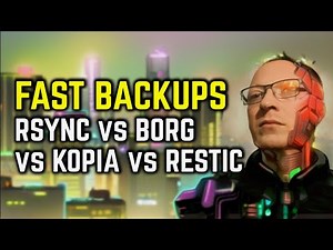 🗃️ FAST BACKUP BENCHMARK COMPARISON. KOPIA vs BORG vs RESTIC vs RSYNC