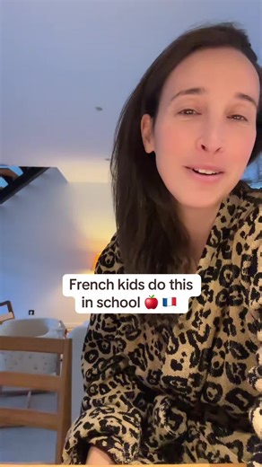 French kids have to do this in school | french