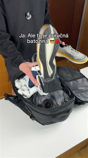 Ale ved to je príručná batožina 😝🎒✈️