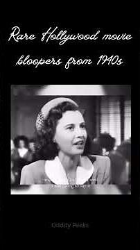 Classic Hollywood Bloopers from the 1940s: Rare Behind-the-Scenes Laugh || Oddity Peaks